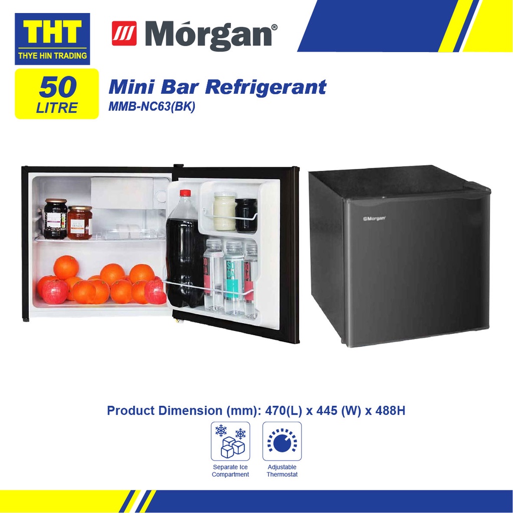 Hitec 50L Mini Bar HTR 55MB Morgan 50L Refrigerant Mini Bar MMB NC63