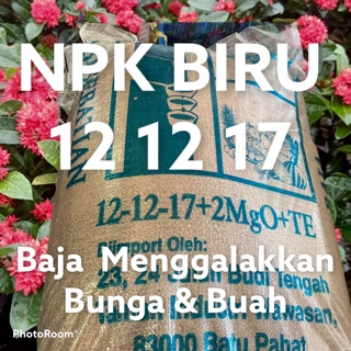 5kg Baja NPK Biru 12 12 17 Baja Bunga Baja Buah Baja Lebat Buah