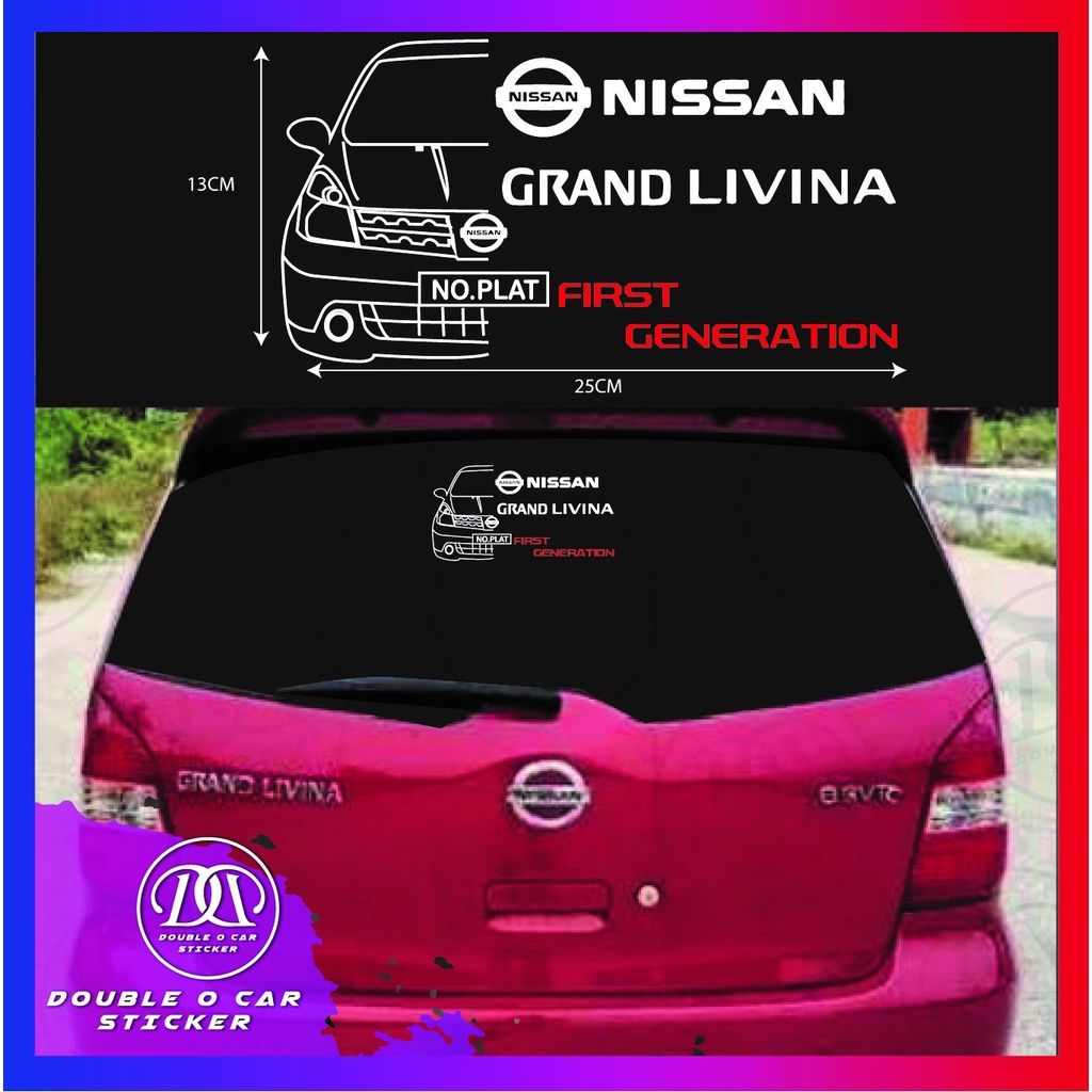 Nissan Grand Livina First Generation Line Sharpe High Grade Sticker