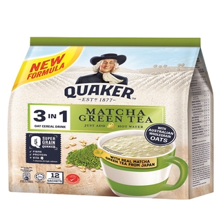 Quaker 3 In 1 Matcha Green Tea 28g X 12s Shopee Malaysia