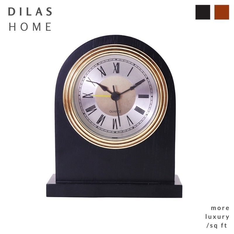 Dilas Home Classic Vintage Antique Roman Arch Alarm Clock Award With