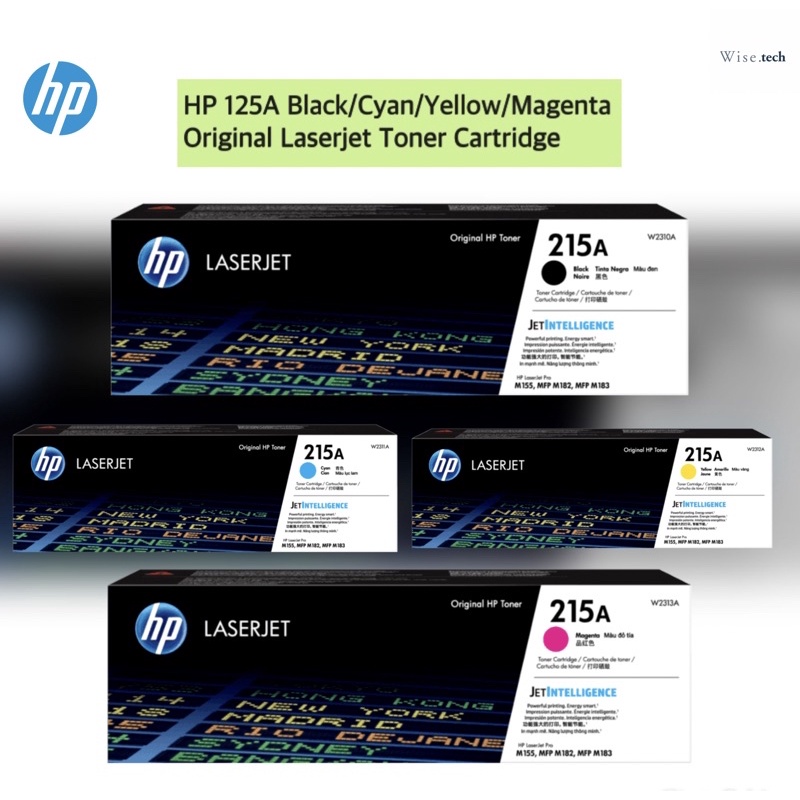 Hp A Black Cyan Yellow Magenta Original Toner Cartridge W A