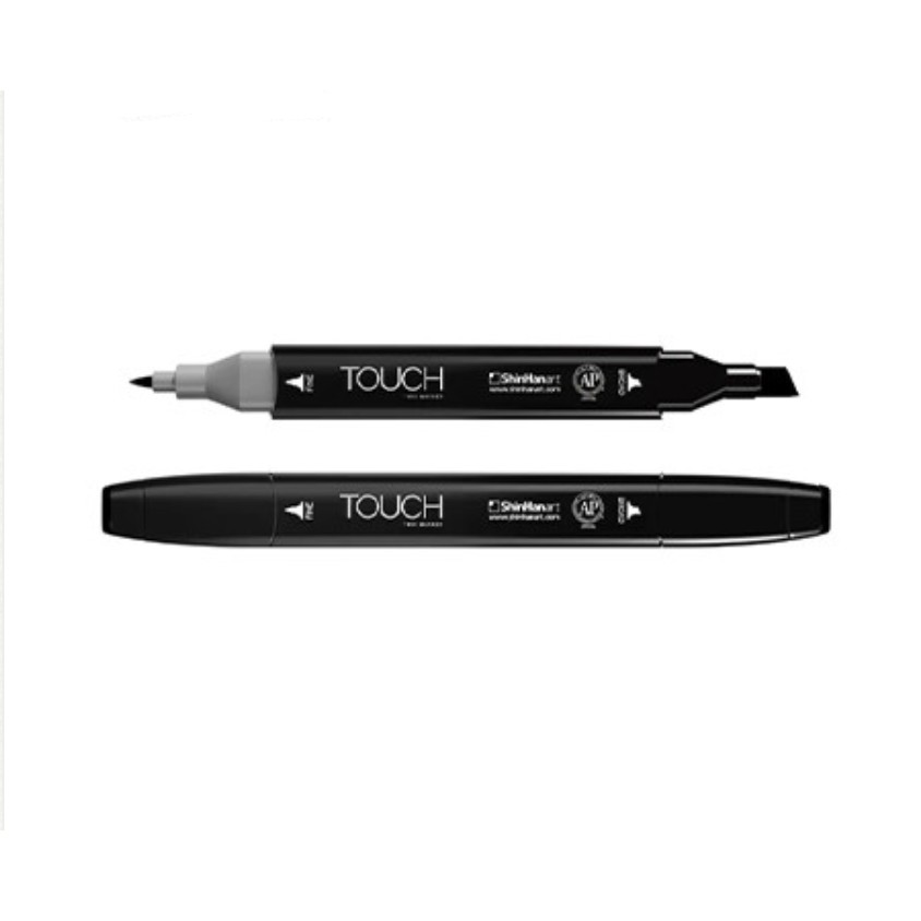 Shinhan Art Touch Twin Marker Pen Single Black Colorless Blender