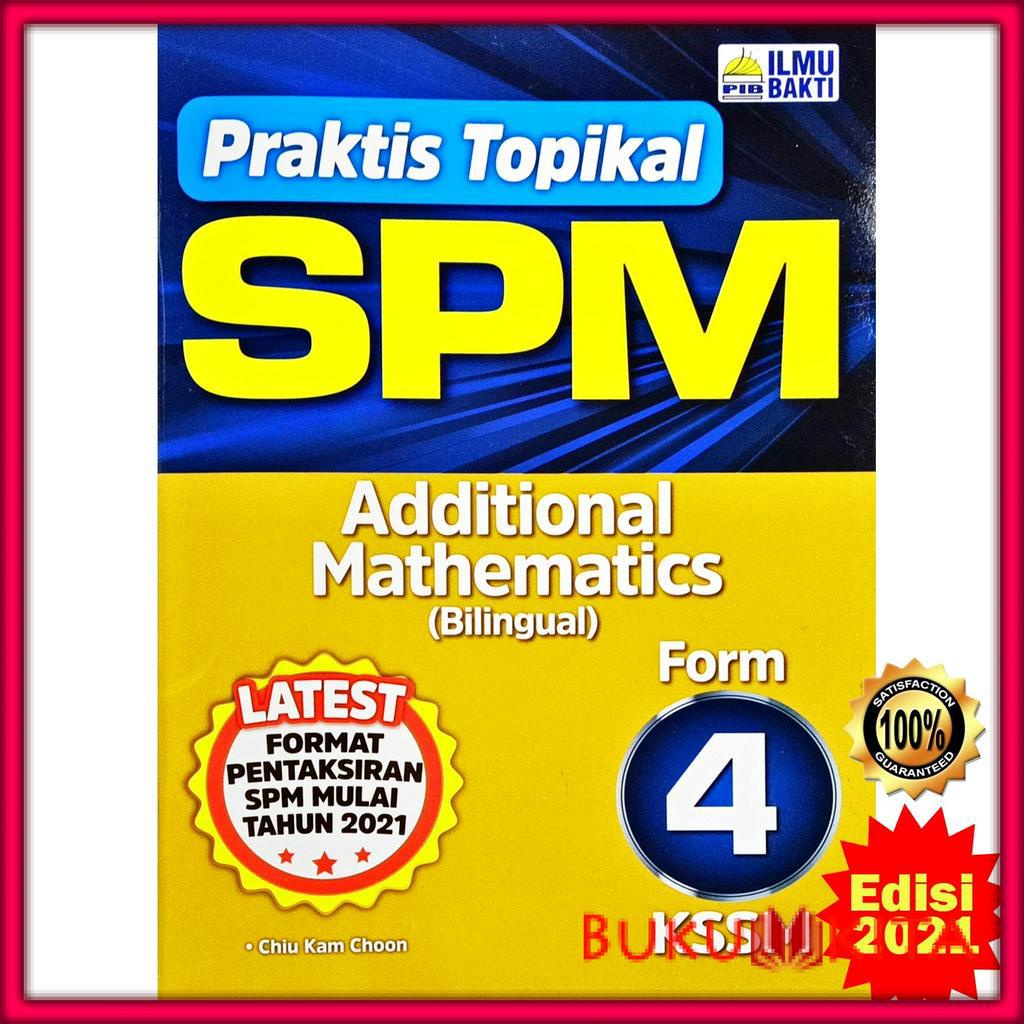 Buku Latihan Praktis Topikal Additional Mathematics Form 4 KSSM EDISI