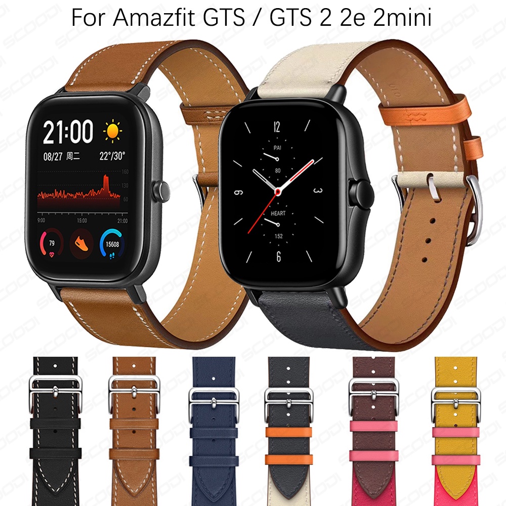 Leather Band Strap For Huami Amazfit Gts E Mini Gts Mini Gts