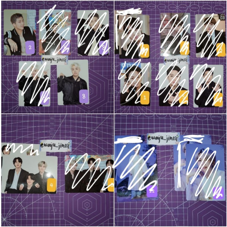 WTS READY STOCK BTS PTD On Stage Dalmajung Official Mini Photocards