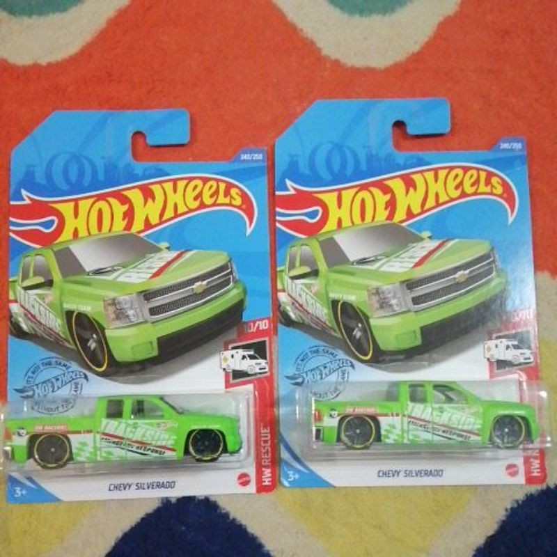 Hot Wheels Chevy Silverado Regular Treasure Hunt Shopee Malaysia