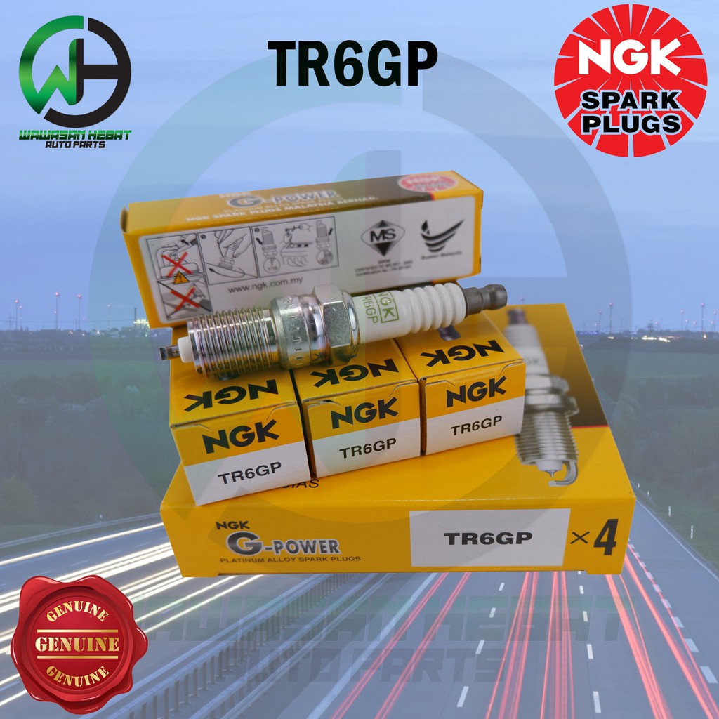 NGK GPOWER Spark Plug TR6GP For Proton Gen2 Persona Blm Flx