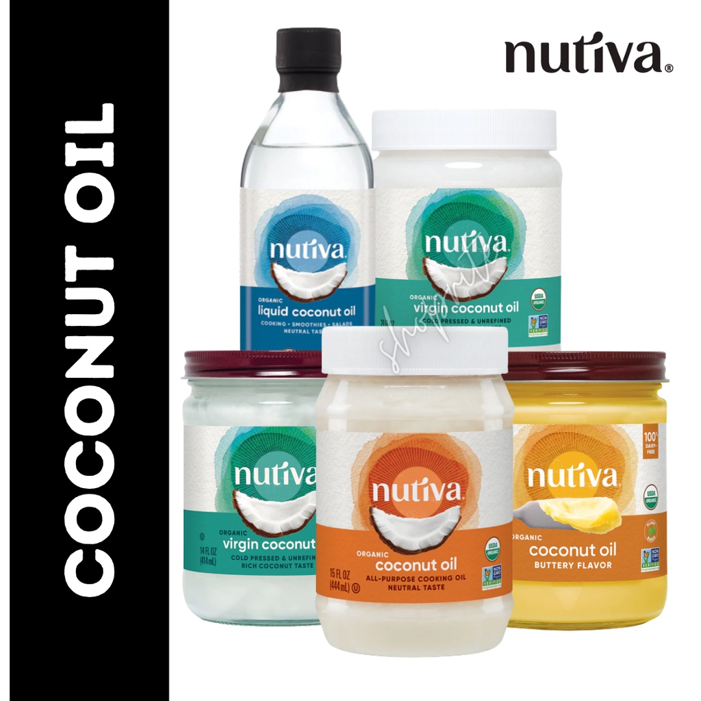 Nutiva Organic Virgin Coconut Oil All Purpose Coconut Oil Buttery