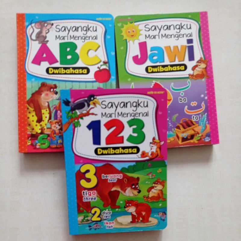 Buku Sayangku Mari Mengenal Abc Jawi Hardcover Paper Shopee Malaysia