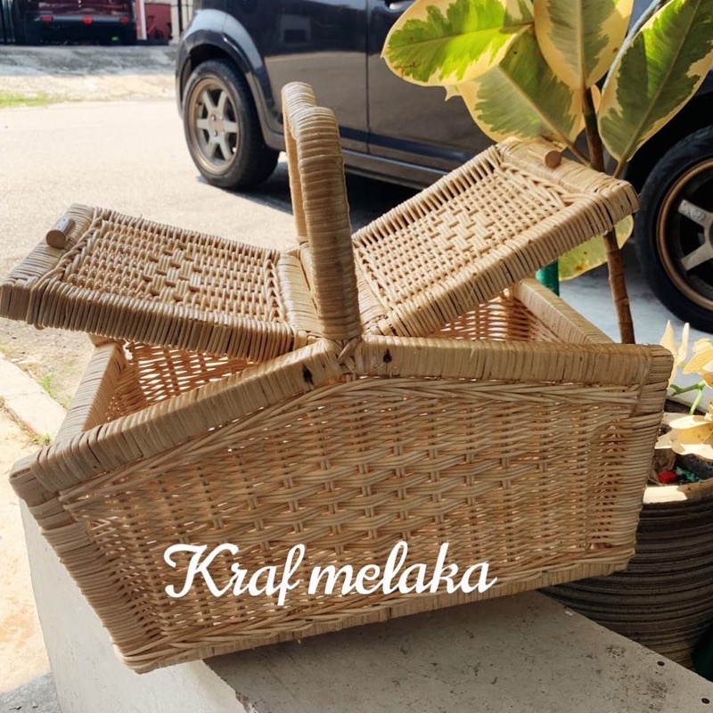 Bakul Rotan Picnic Bakul Rotan Viral Shopee Malaysia