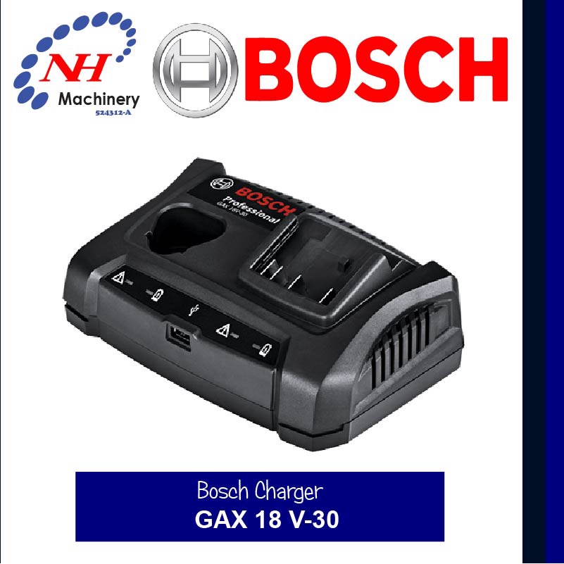 Bosch GAX 18 V 30 Battery Charger 1600A011AA Shopee Malaysia