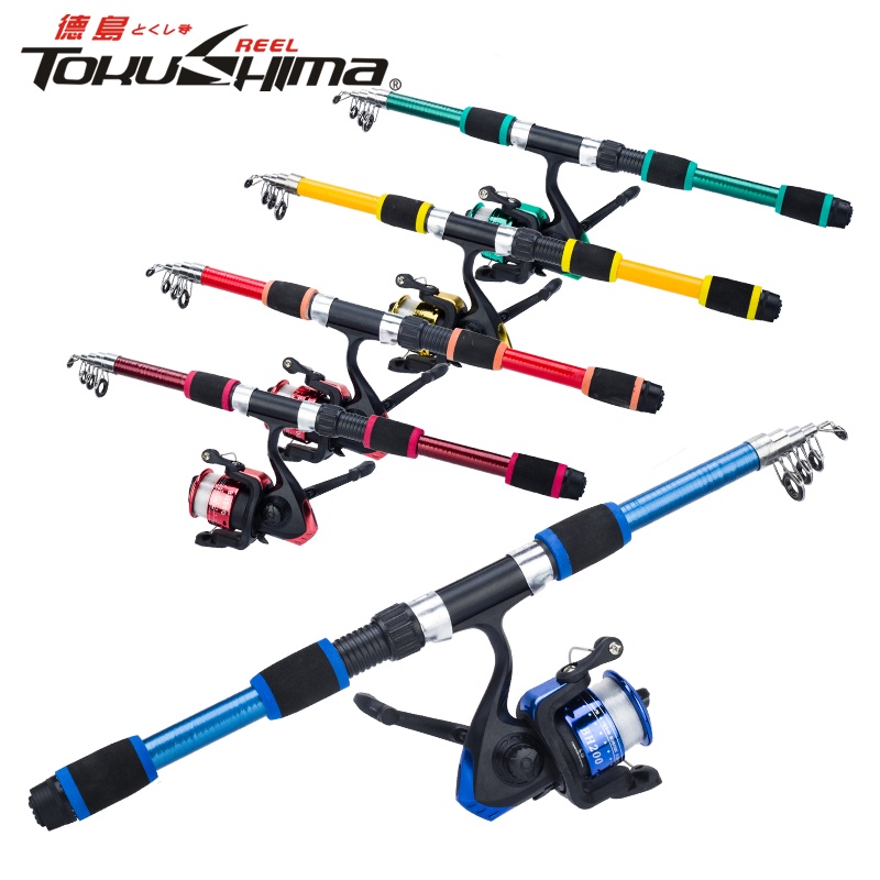 Joran Batang Pancing AKAKUMA 1 Set Fishing Rod And Reel Combos