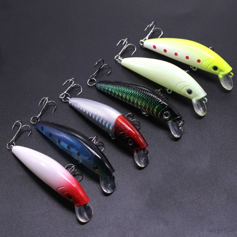 Opa Fishing Lure Minnow Hard Baits Top Water Artificial Wobbler