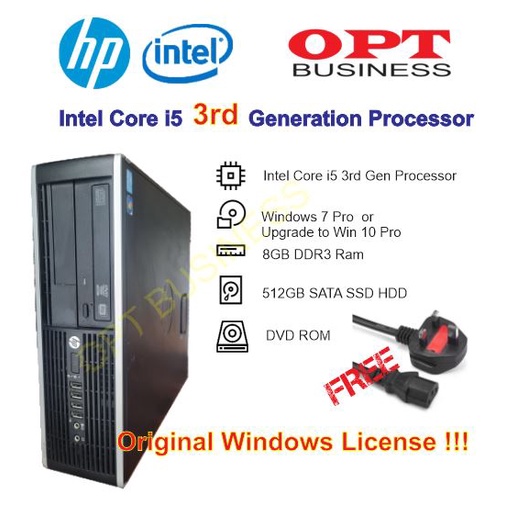 Hp Elite Sff Refurbished Nd Hand Desktop Computer Core I Rd