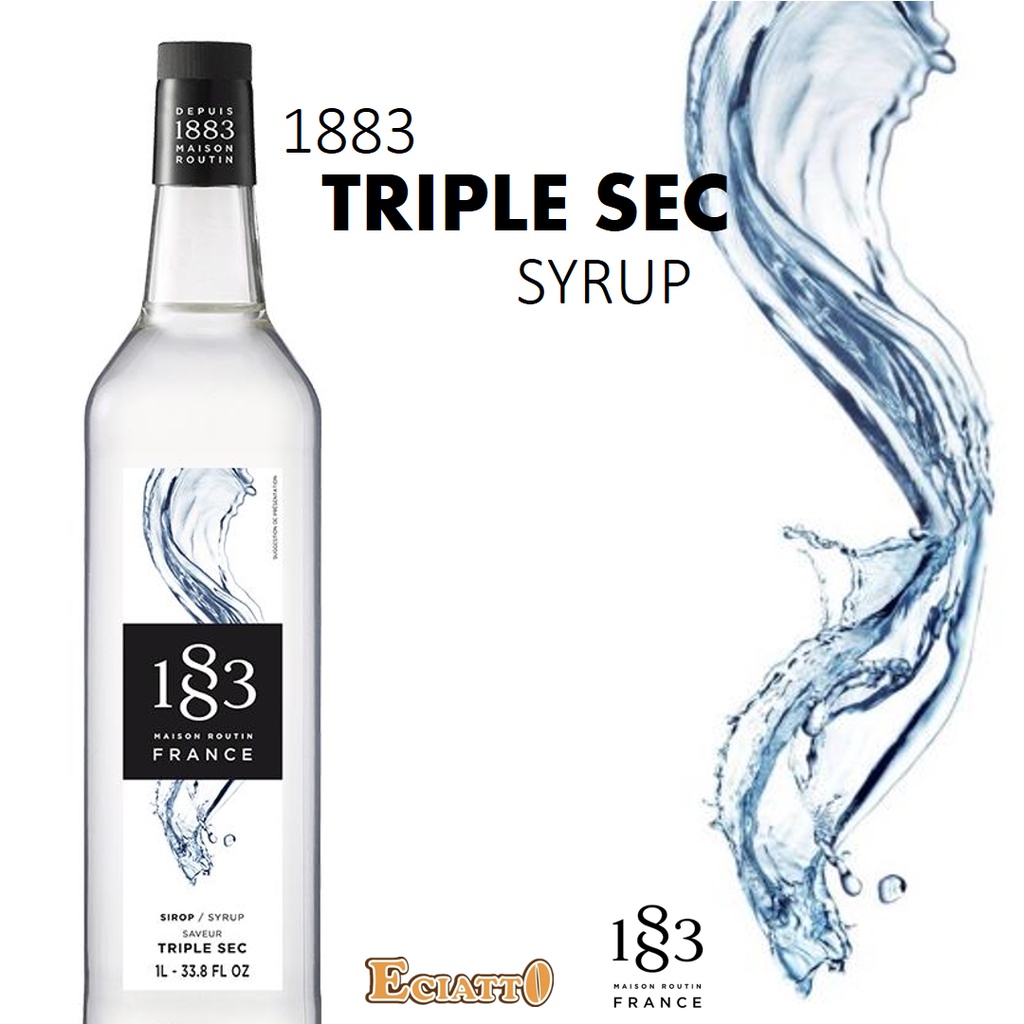 Maison Routin Triple Sec Syrup Cordial Syrup Air Kordial Soda