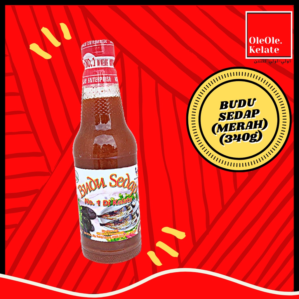 Budu Sedap No 1 Di Kelate Budu Merah 340g Shopee Malaysia