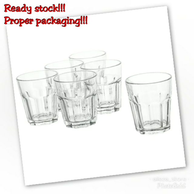 IKEA POKAL Glass Clear Glass Gelas Jernih 27 Cl Shopee Malaysia