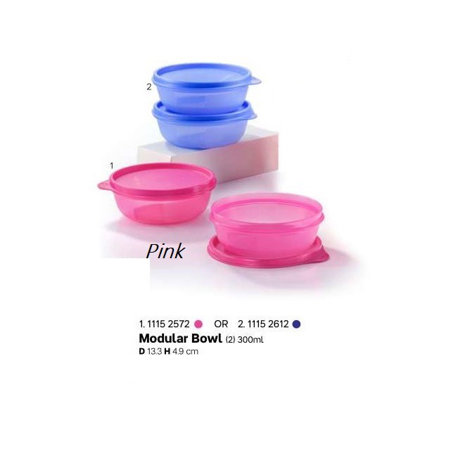 Tupperware Modular Bowl Ml Pcs Shopee Malaysia