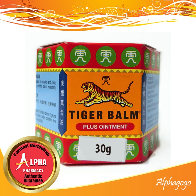 Tiger Balm Plus Ointment RED 30g Shopee Malaysia