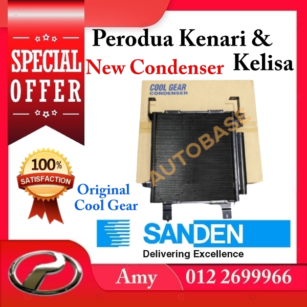 Perodua Kenari Kelisa Original New Condenser Denso Original Cool