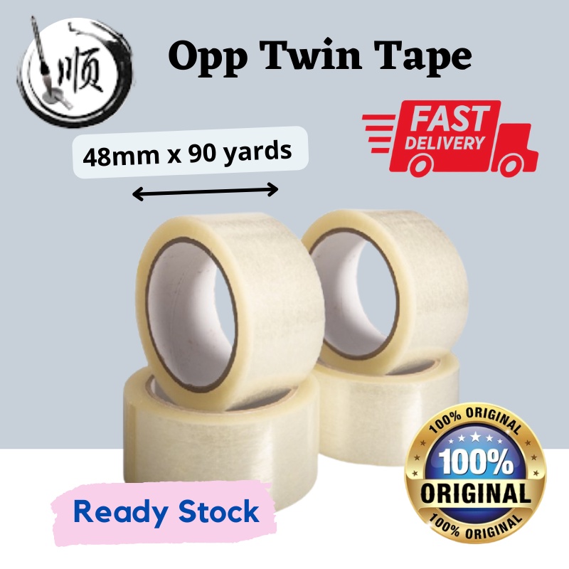 Ready Stock Opp Twin Tape Mm X Yards Meter Shopee Malaysia