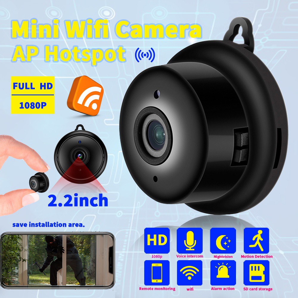 Hamrol V380 V380Pro Mini Wifi IP Camera HD 1080P Wireless Indoor Camera