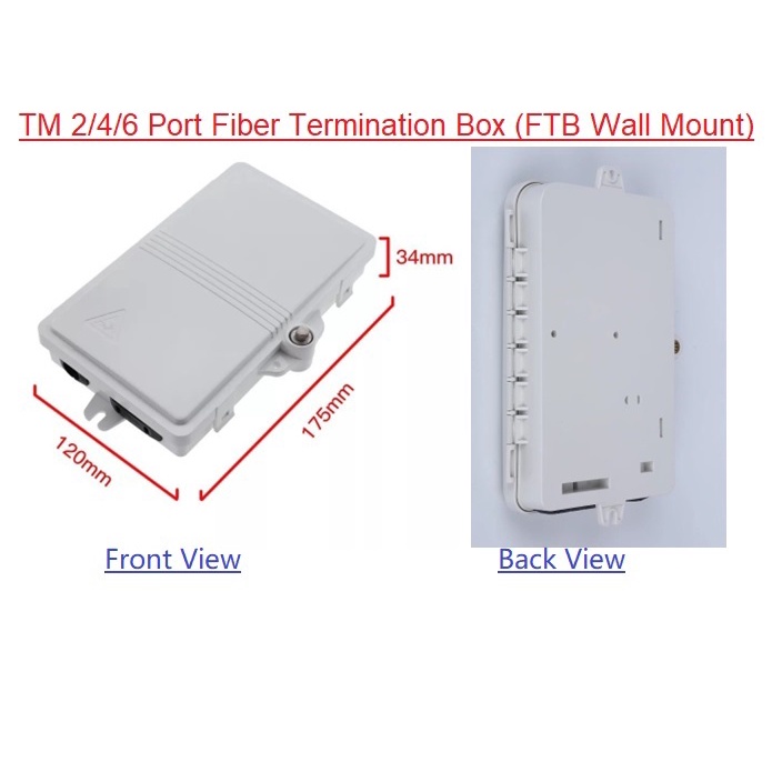 Outdoor Port Tm Passed Ftth Port Ftb Wall Mount Unifi Fiber