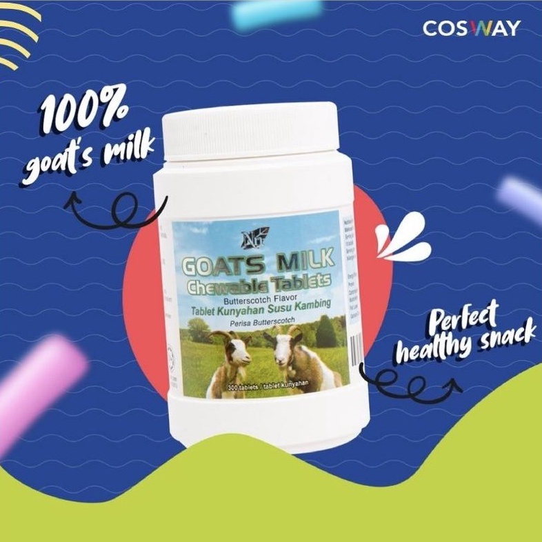 Cosway Nn Goats Milk Chewable Tablets Tablets Susu Kambing