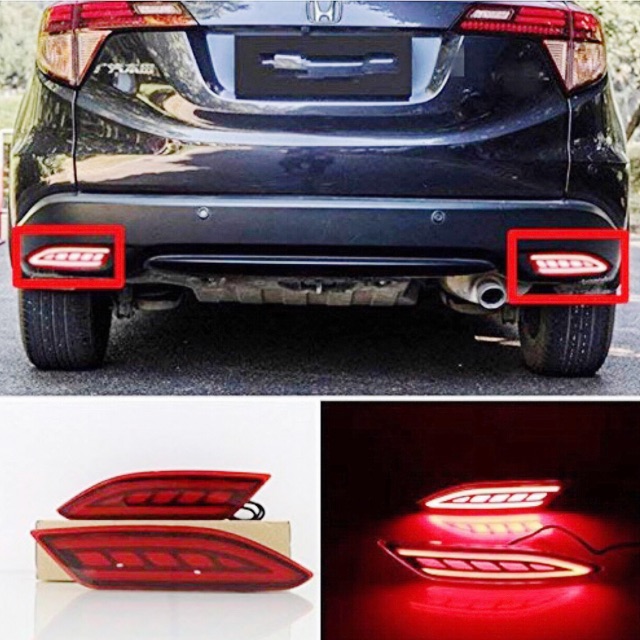 Honda Hrv Rear Bumper Reflector L Bar Shopee Malaysia