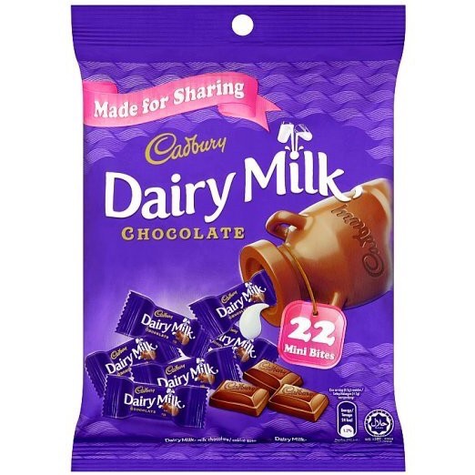 Cadbury Dairy Milk Chocolate Mini Bites Sharebag G Pcs X G