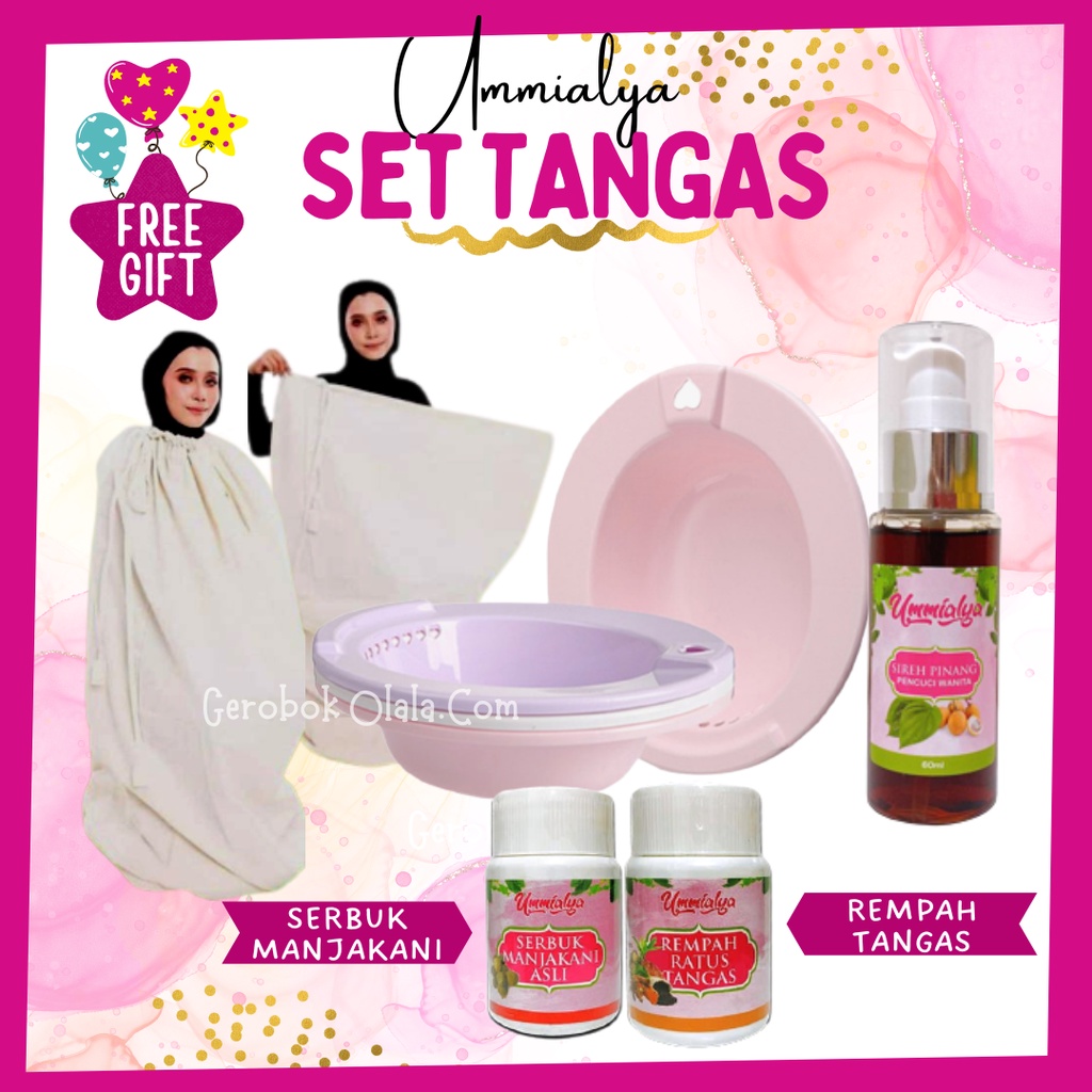 SET TANGAS UMMIALYA BESEN TANGAS SITZ BATH REMPAH RATUS TANGAS