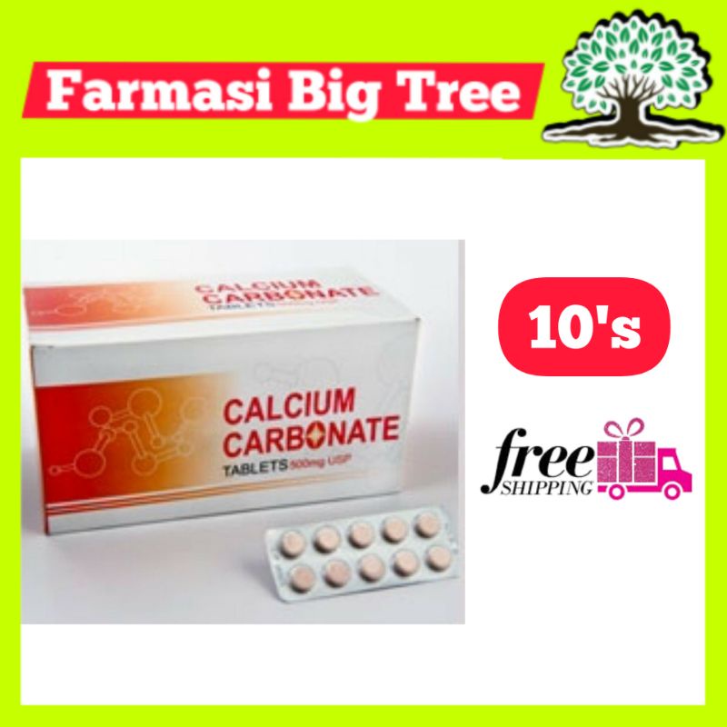 Calcium Carbonate Mg Tablet Mpi S Shopee Malaysia