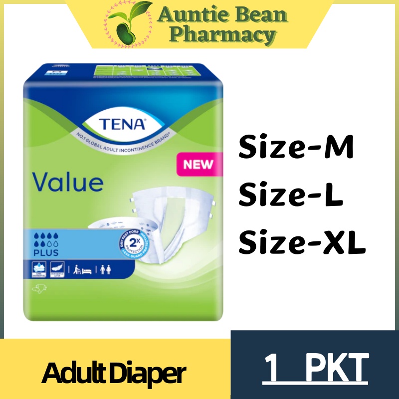 Tena Value Adult Diaper M L Xl Shopee Malaysia