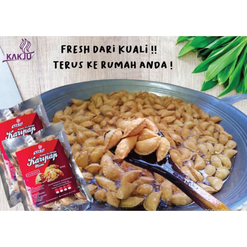 Karipap Mini Serunding Ikan Kakju Gram Ready Stok Terengganu