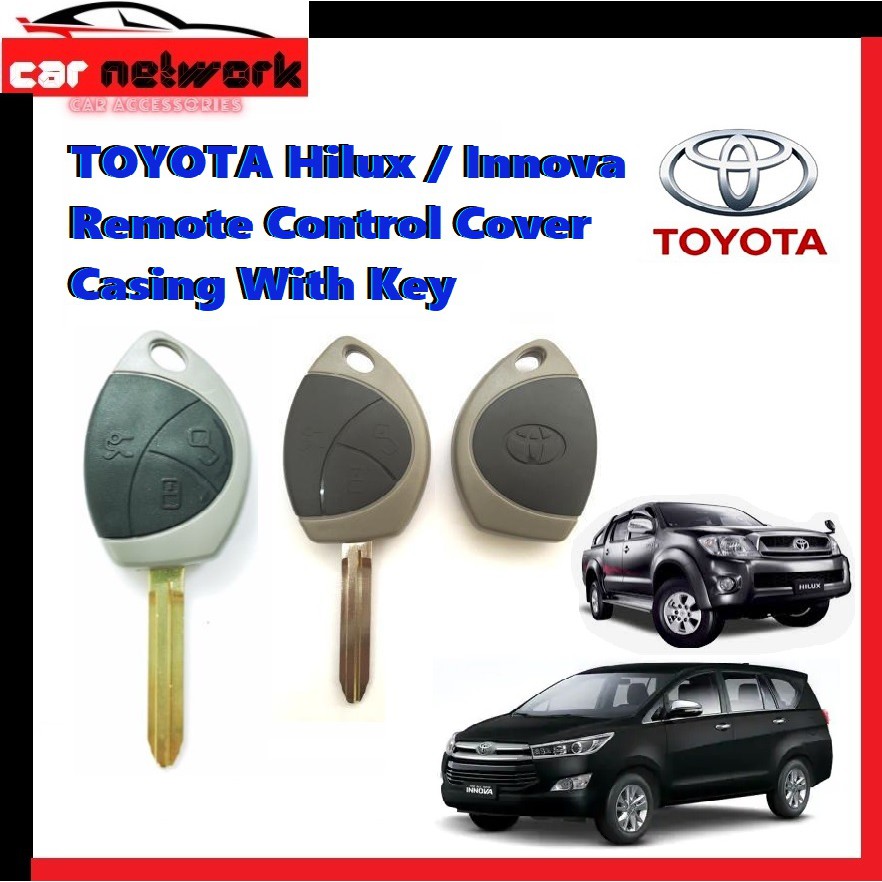 Toyota Remote Control Casing Cover For 2 Button For Toyota Innova