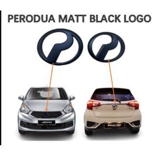 Perodua Logo Lambang Emblem Matte Black Logo Hitam Myvilagi Best Alza