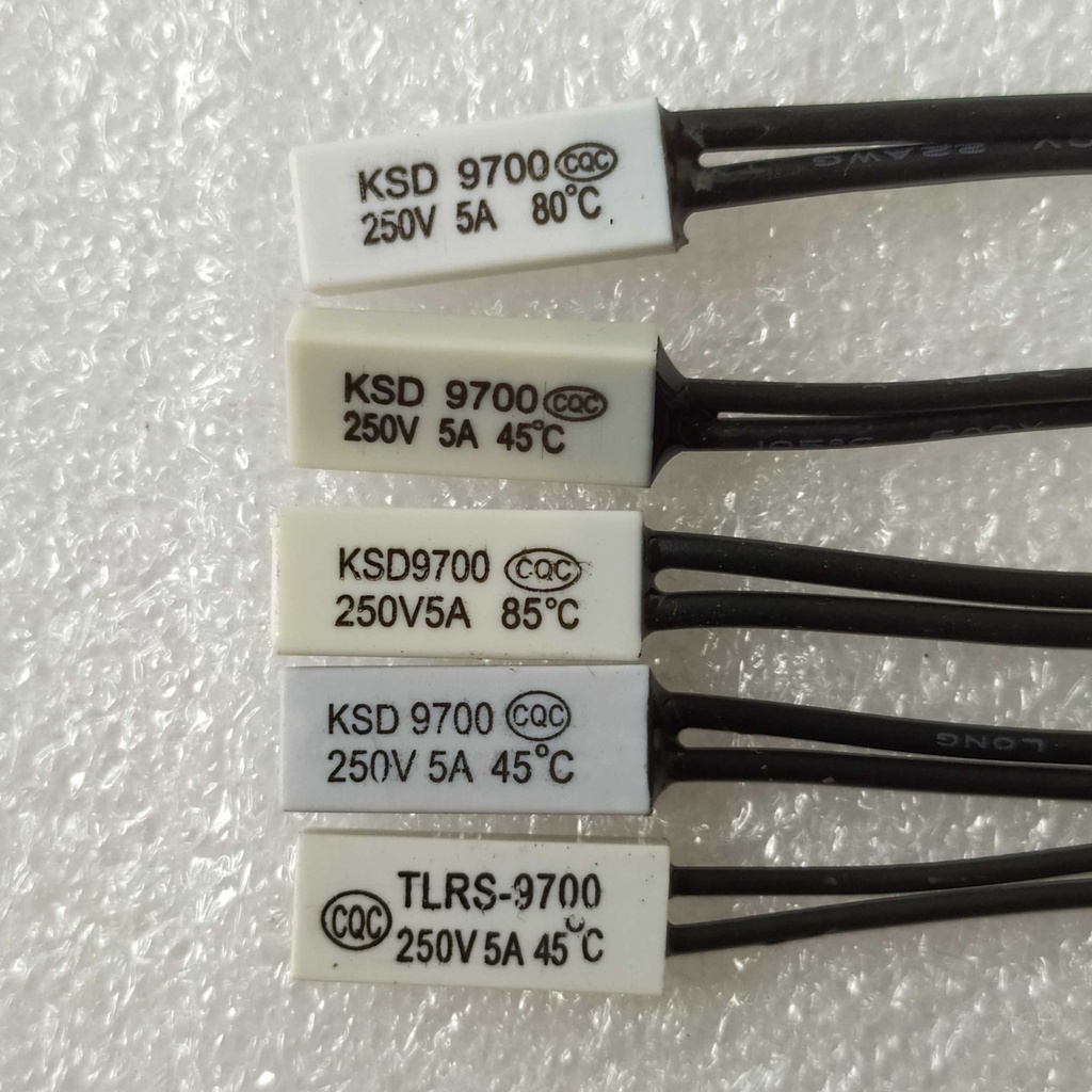 Pcs Ksd A V Temperature Switch Normally Close Closed Metal