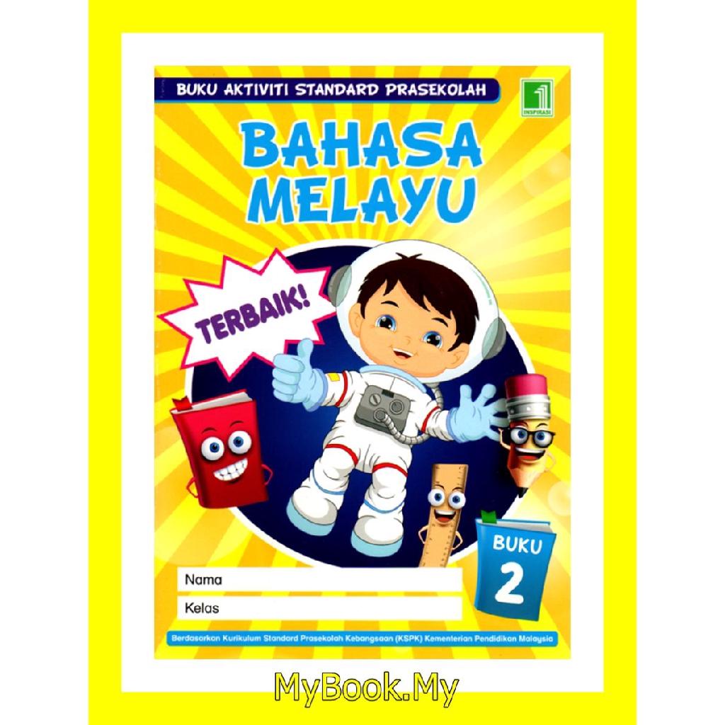 Myb Buku Latihan Buku Aktiviti Standard Prasekolah Tahun Bahasa