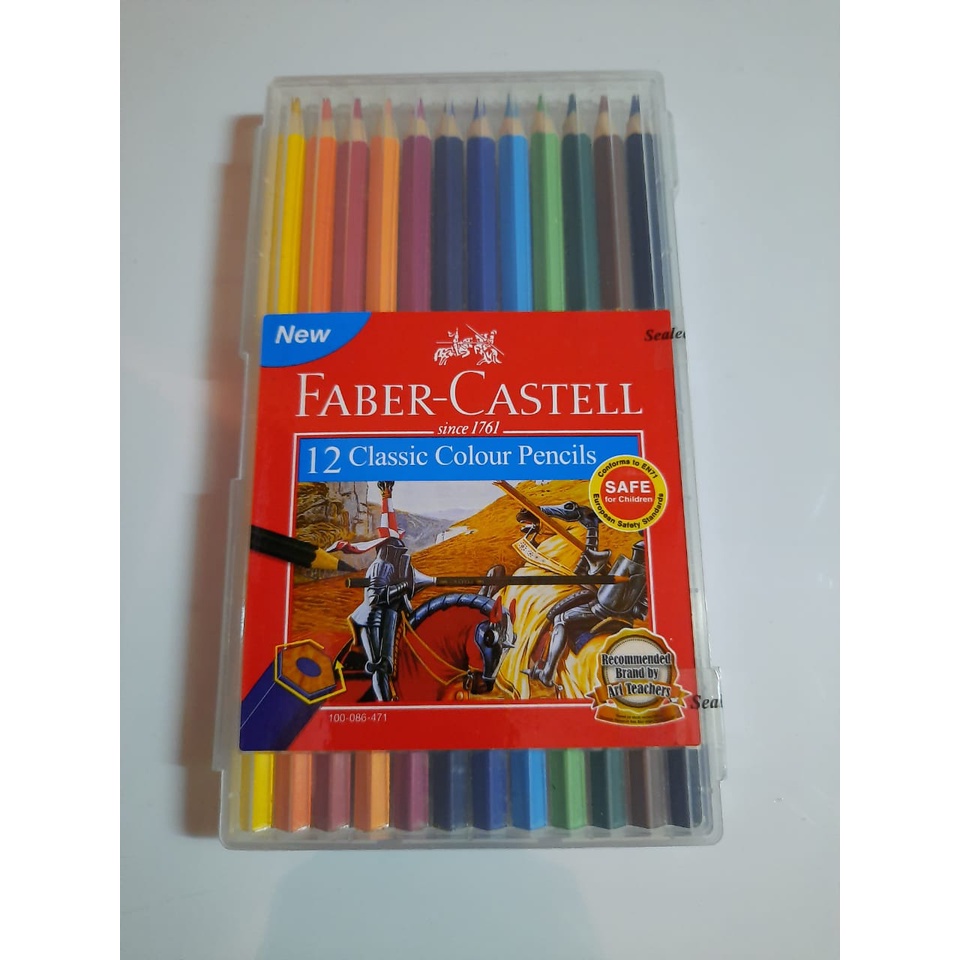 Faber Castell Slim Flexi Case 12 Classic Colour Pencils Shopee Malaysia