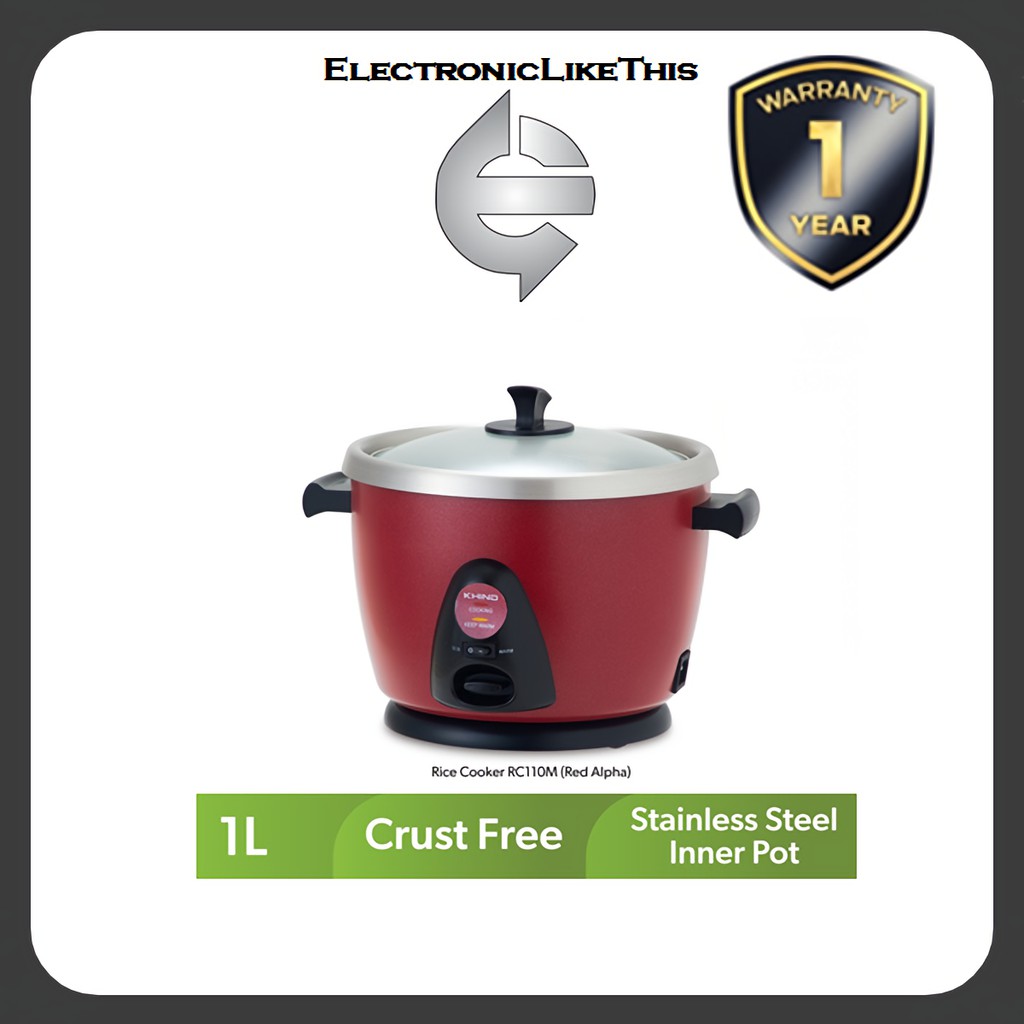 Khind Anshin Rice Cooker Rc M Shopee Malaysia