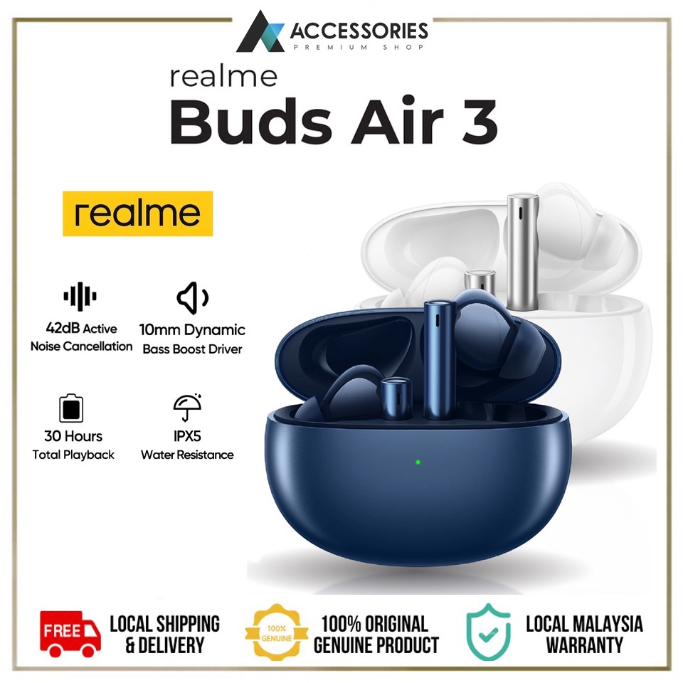 Realme Buds Air Earphone Wireless Headphones Db Active Noise Mm