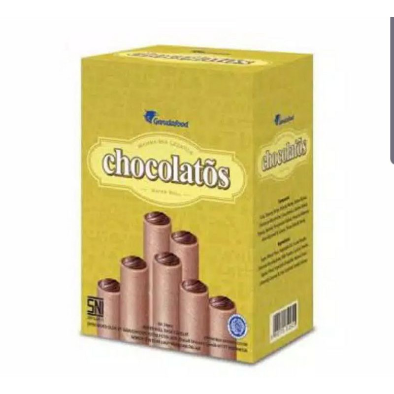 Gery Chocolatos Garuda Wafer Stick 1 Box Contents 24 Pcs Shopee Malaysia