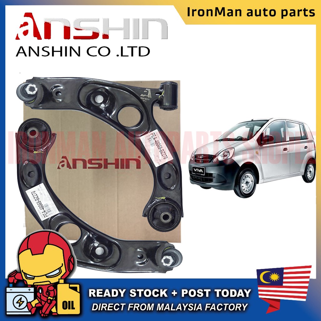 Original Anshin Japan Perodua Viva Front Lower Arm Suspension Shopee