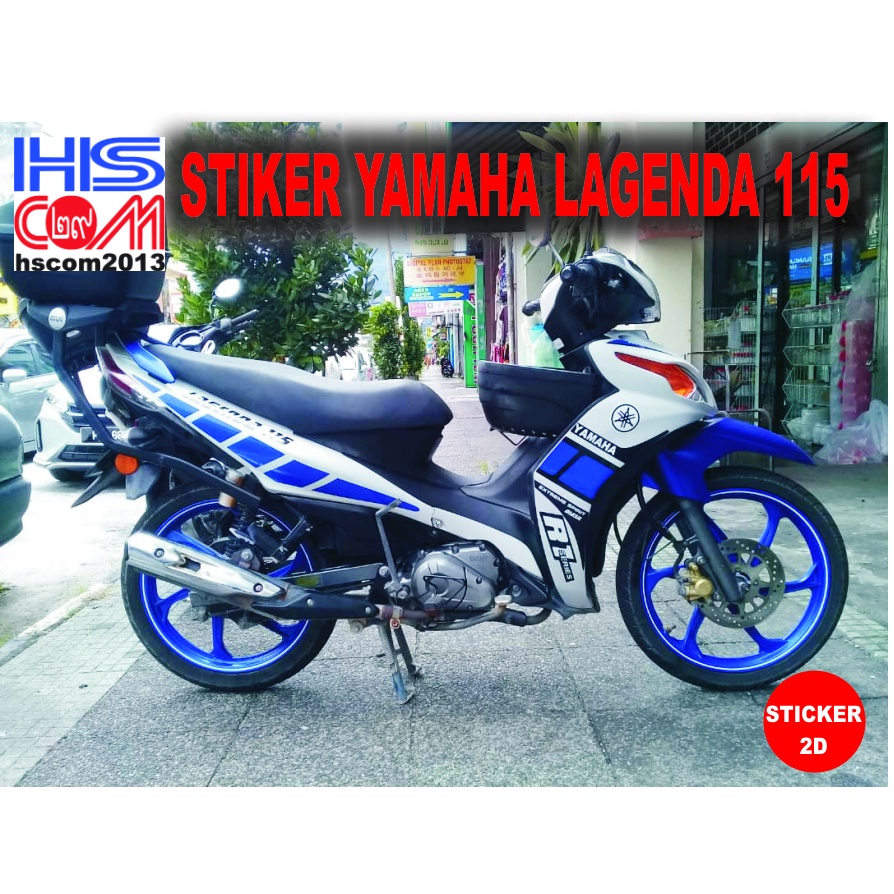 STICKER STIKER YAMAHA LAGENDA 115 20201002 1051 Body Sticker Stripe