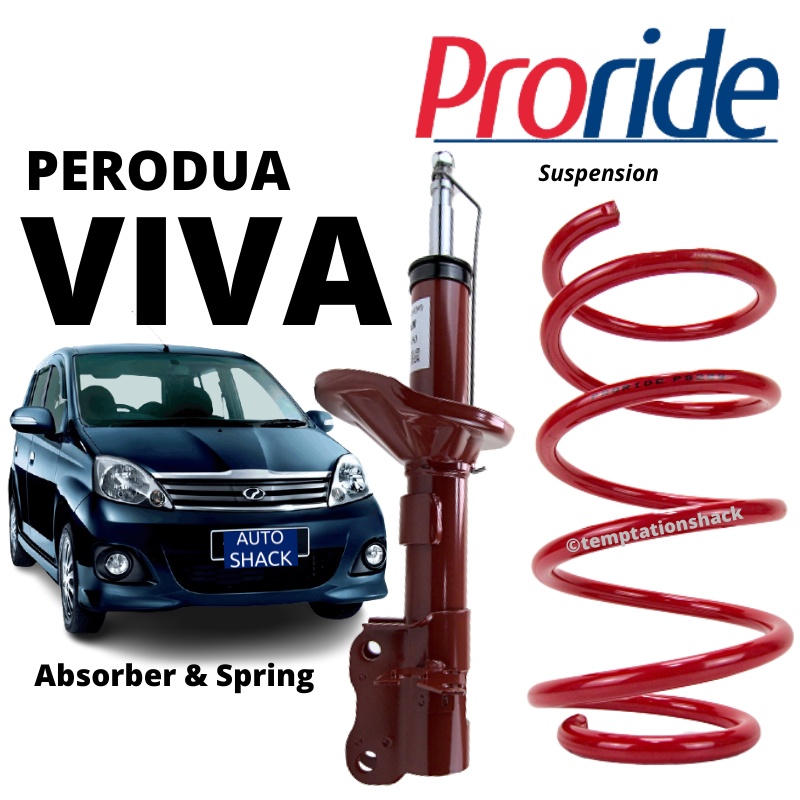 Perodua Viva Absorber Spring Proride Suspension Standard Performance