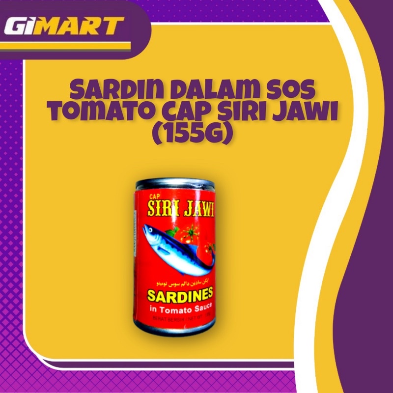 SARDIN SOS TOMATO SIRI JAWI 155G Shopee Malaysia