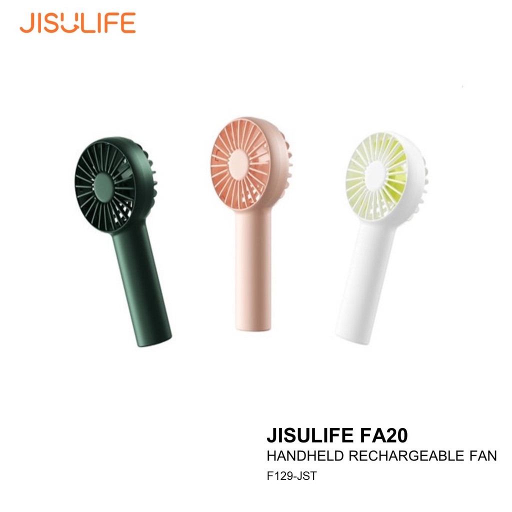 Jisulife Fa Handheld Rechargeable Fan Shopee Malaysia