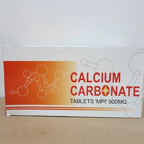 Calcium Carbonate Tablets MPI 500mg 1 STRIP 10 S Shopee Malaysia