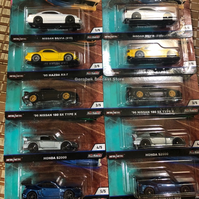 Ready Stock HOT WHEELS STREET TUNERS Complete Set Pcs Shopee